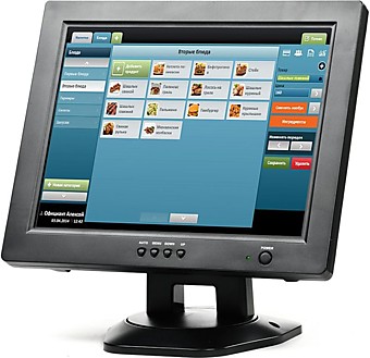POS-монитор 12,1" АТОЛ LM12 (Rev.2), VGA, черный