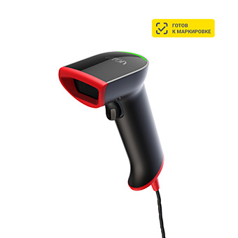 Сканер штрихкода АТОЛ Impulse 12 (2D, чёрный, USB, без подставки)